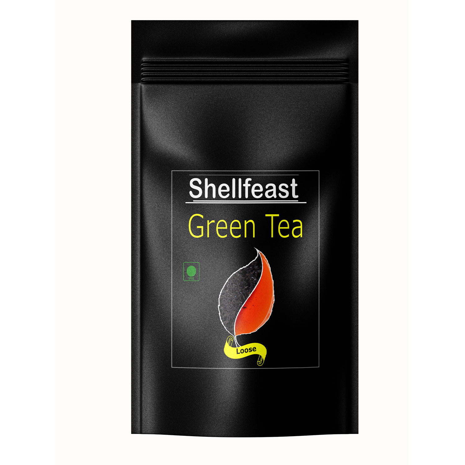 Shellfeast Green Tea 250 Grams Loose, Natural Flavour, Zero Calories