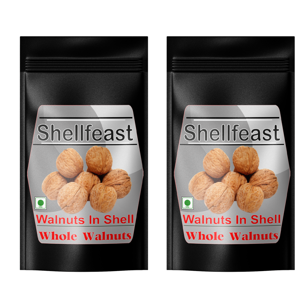 Shellfeast Walnuts In Shell 2kg , Kashmiri Sabut Akhrot