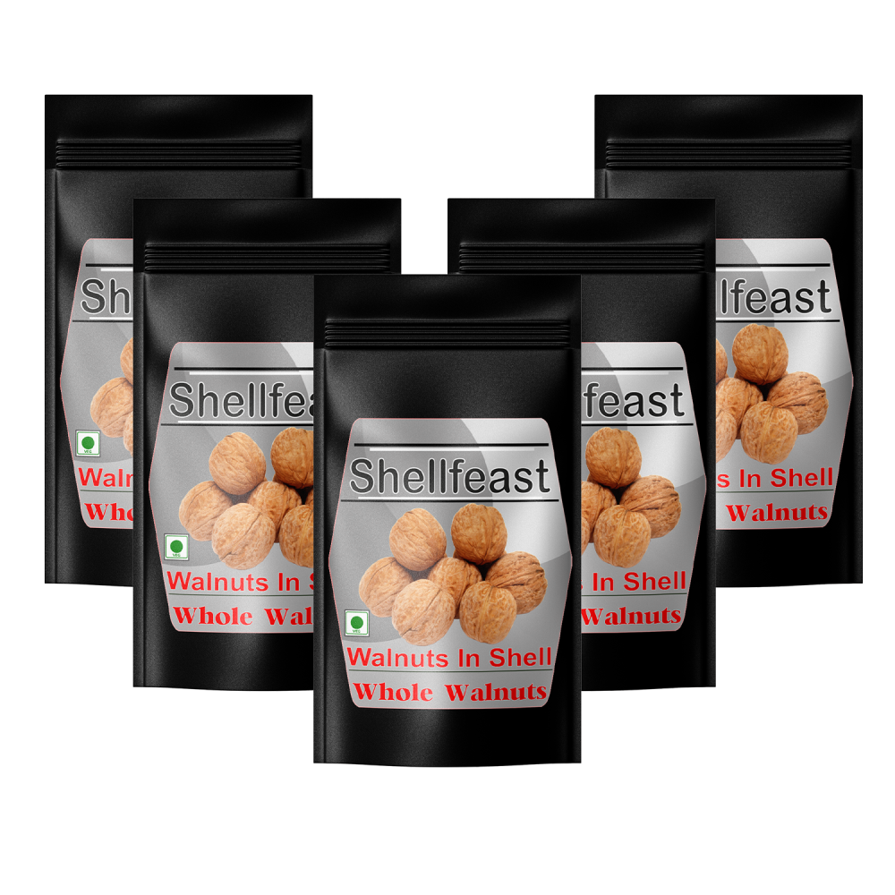 Shellfeast Walnuts In Shell 3kg , Kashmiri Sabut Akhrot