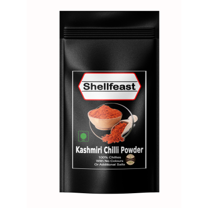 Shellfeast Kashmiri Red Chilli Powder, Kashmiri Mirchi Powder Organic 250g Organic